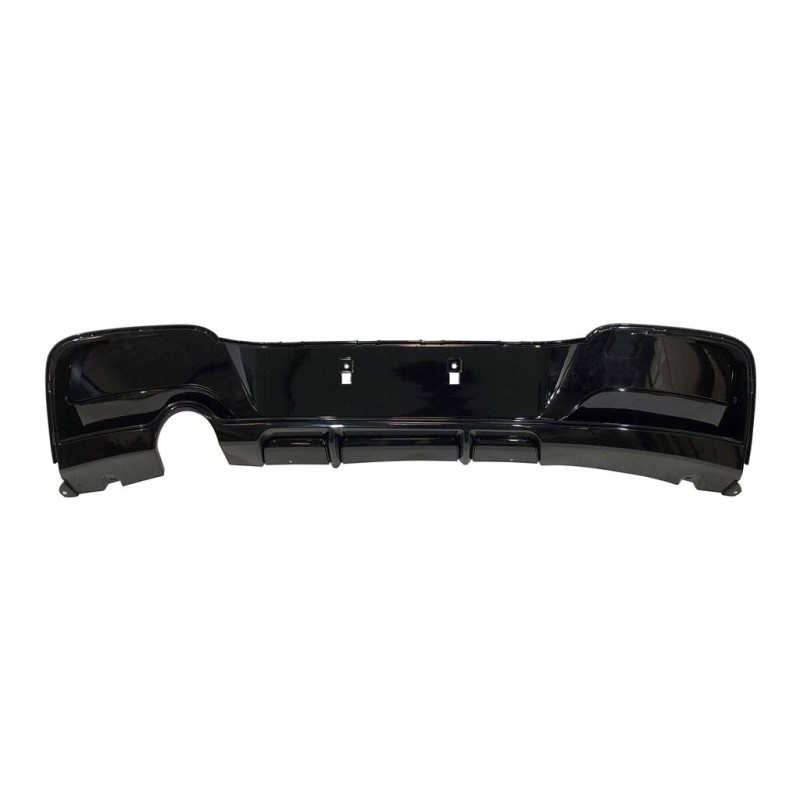 Rear Diffuser BMW F20 / F21 12-14 Look M-Performance 1 Exhaust Double Glossy Black