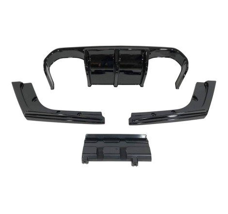 Difusor Trasero BMW F30 / F31 Look M3 Brillante Negro