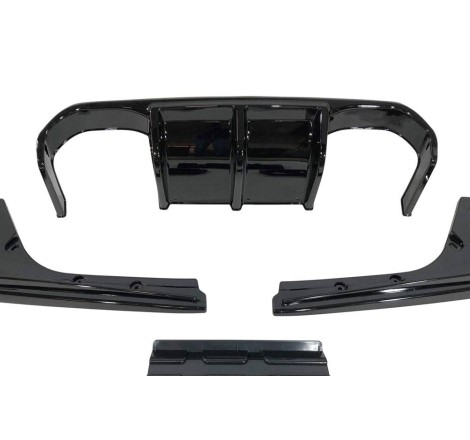 Difusor Trasero BMW F30 / F31 Look M3 Brillante Negro