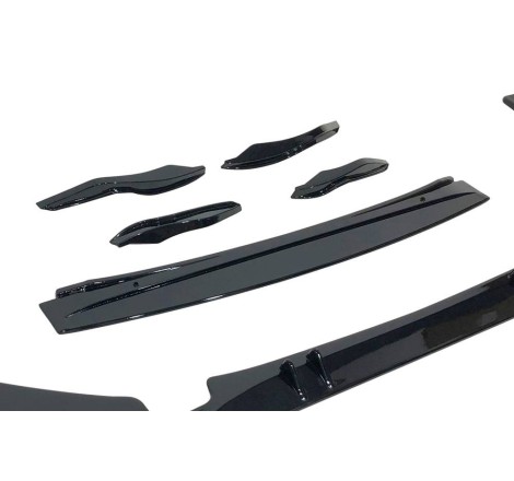 FRONTSPOILER SPOILERLIPPE Audi A6 2016-2018 look RS6 Glossy Black