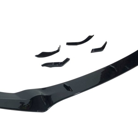 Spoiler Anteriore Audi A3 2017-2019 look RS3  Nero lucido