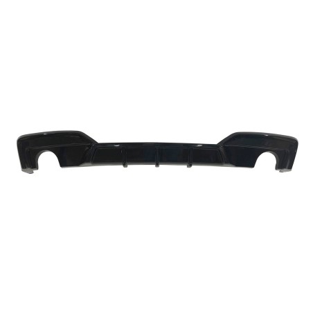 Rear Diffuser BMW F06 / F12 / F13 Look M Performance 2 Exhausts Glossy Black