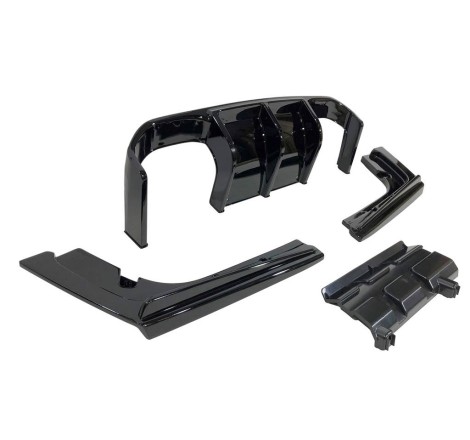 Diffusore Posteriore BMW F30 / F31 Look M3 Nero lucido