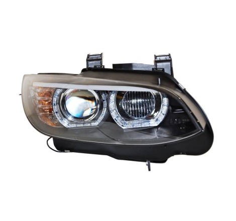 SET OF HEADLAMPS ANGEL EYES BMW E92 / E93 07-10 BLACK