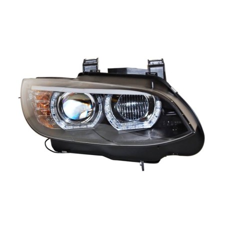 SET OF HEADLAMPS ANGEL EYES BMW E92 / E93 07-10 BLACK
