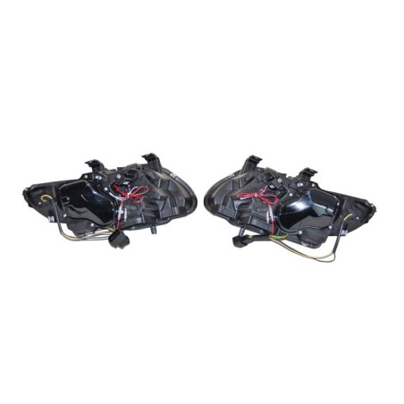 SET OF HEADLAMPS ANGEL EYES BMW E92 / E93 07-10 BLACK