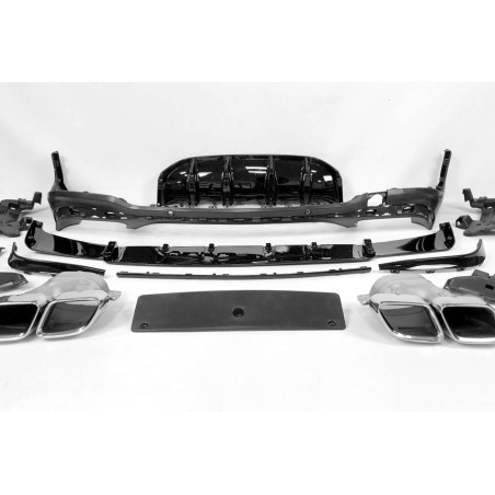 Rear Diffuser Mercedes X253 GLC 2020+ look AMG GLC63