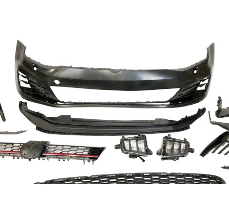FRONTSTOßSTANGE FRONTSCHÜRZE VOLKSWAGEN GOLF 7 3/5D look GTI