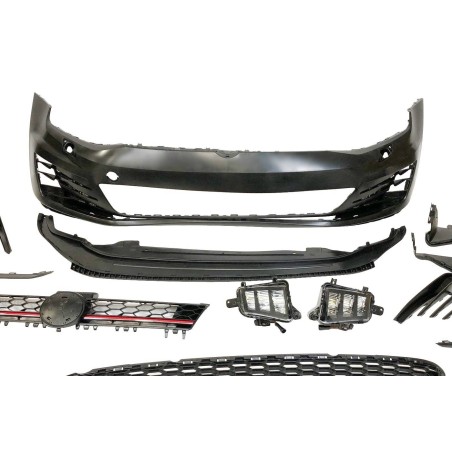 FRONTSTOßSTANGE FRONTSCHÜRZE VOLKSWAGEN GOLF 7 3/5D look GTI