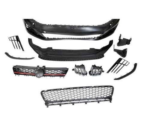 FRONTSTOßSTANGE FRONTSCHÜRZE VOLKSWAGEN GOLF 7 3/5D look GTI