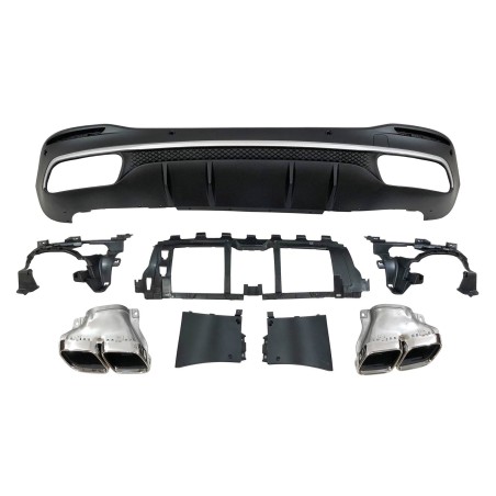 Rear Diffuser Mercedes W167 GLE 2020 Tails
