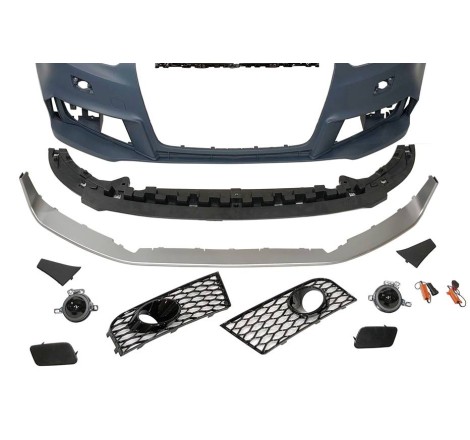 FRONT STOßSTANGE FÜR AUDI A3 V8 13-15 SPORTBACK  LOOK RS3