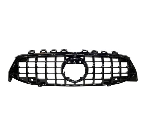 FRONT GRILL Mercedes W118 / C118 CLA Look GT Full Black Camera