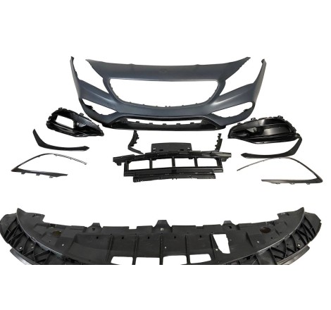 Pare-Choc Avant Mercedes W117 16-18 4P / SW Look AMG A45