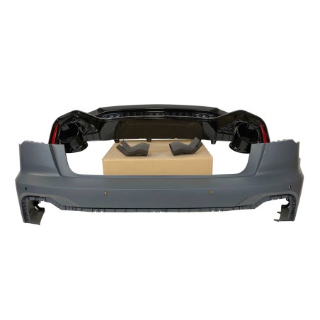 HECKSTOßSTANGE HECKSCHÜRZE Audi A6 C8 Look RS6