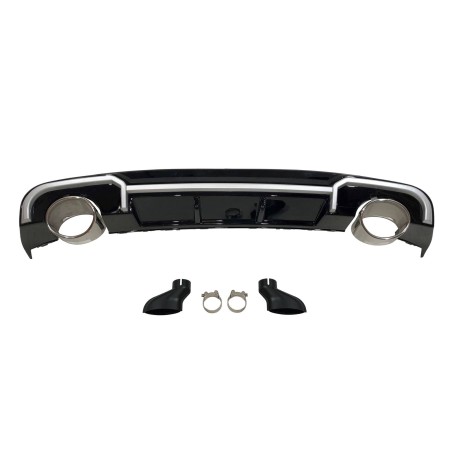 HECKANSATZ HECKSPOILER DIFFUSOR Audi A3 2016-2019 4 Doors LOOK RS3