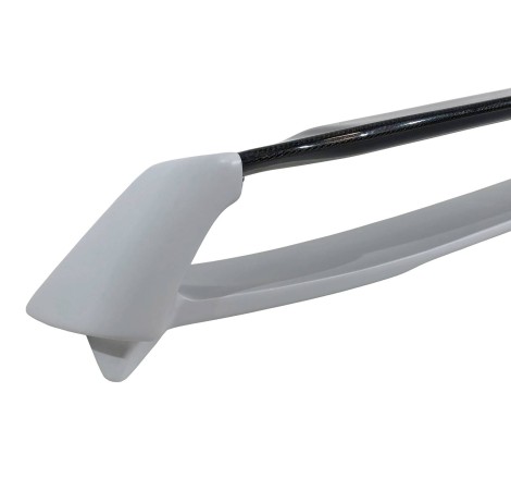 AILERON HONDA CIVIC 2006-2014 FN2 TYPE MUGEN FLAT CARBONE