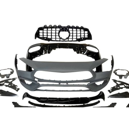 STOßSTANGENSET BODYKIT Mercedes W118 CLA Sedan Look A45