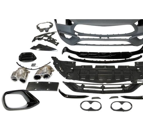 STOßSTANGENSET BODYKIT Mercedes W118 CLA Sedan Look A45