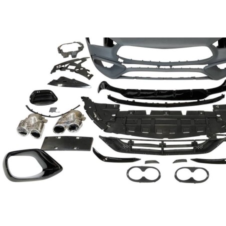 STOßSTANGENSET BODYKIT Mercedes W118 CLA Sedan Look A45