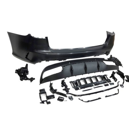 HECKSTOßSTANGE HECKSCHÜRZE Mercedes W205 SW Look C63