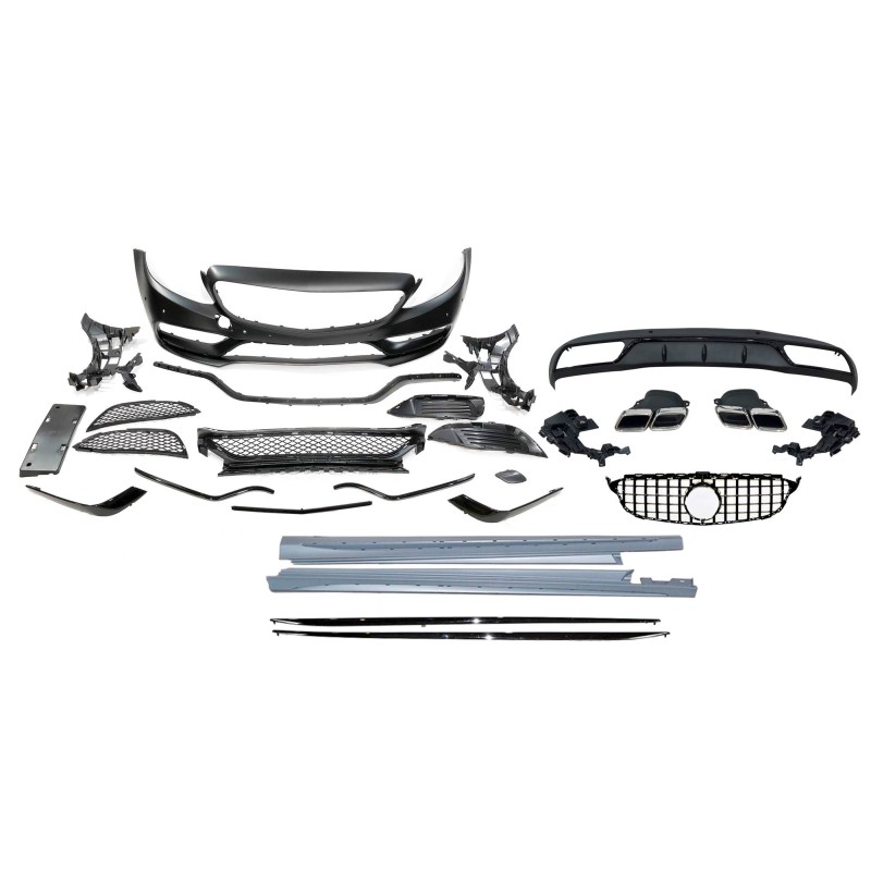 Kit De Carrosserie Mercedes W205 2014-2018 4P / SW AMG Look C63