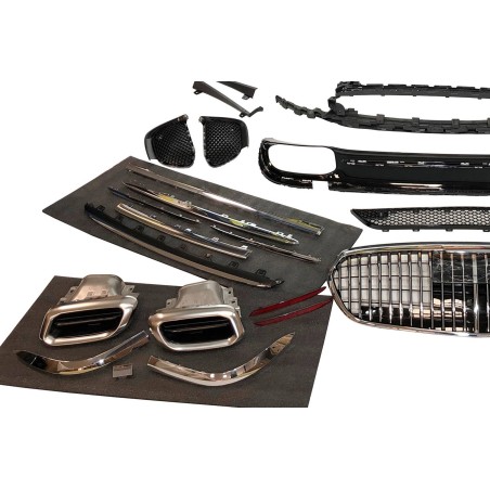 STOßSTANGENSET BODYKIT Mercedes W213 2016-2019 look W223 Maybach