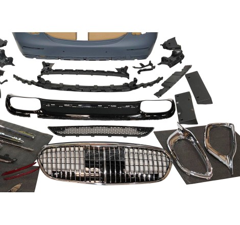 STOßSTANGENSET BODYKIT Mercedes W213 2016-2019 look W223 Maybach