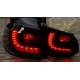 SET OF REAR TAIL LIGHTS VOLKSWAGEN GOLF 6 R32 LED RED/SMOKED