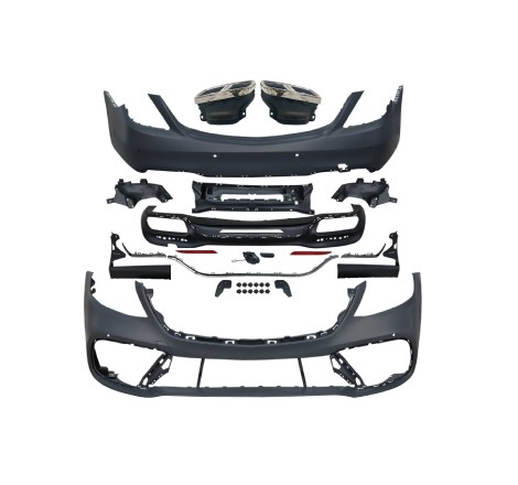 STOßSTANGENSET BODYKIT MERCEDES W222 18-21 Look AMG S65
