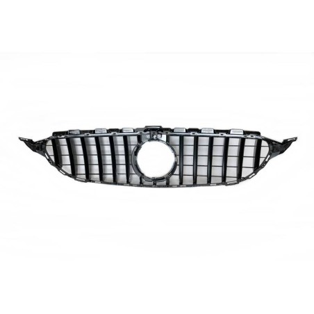 Front grill Mercedes W205 2015-2018 Full Black