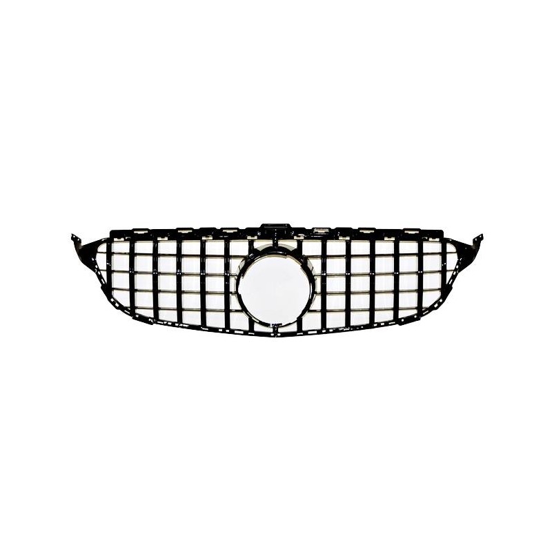 Parrilla Mercedes W205 2014-2018 Look GTR Black