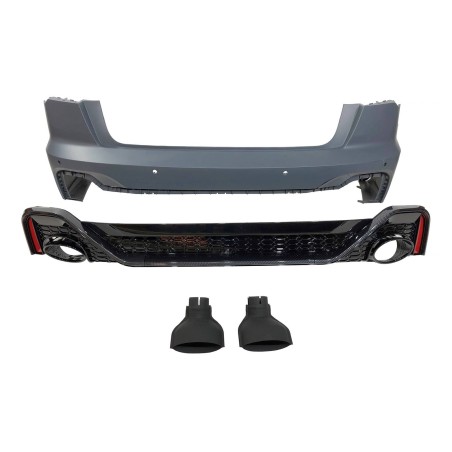Pare-Choc Arrière Audi A6 C8 Avant 2020 Look RS6 Carbone