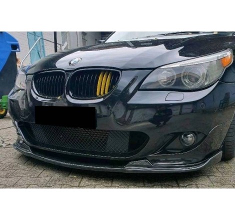 Déflecteur Avant BMW E60 / E61 Look M-Tech Noir Brillant