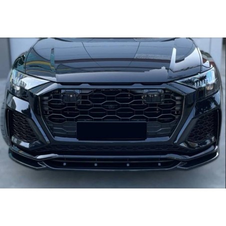 Front Spoiler Audi Q8 RSQ8 Glossy Black