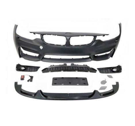 Paraurti Anteriore BMW F32 F33 F36 Look M4 III Lip spoiler