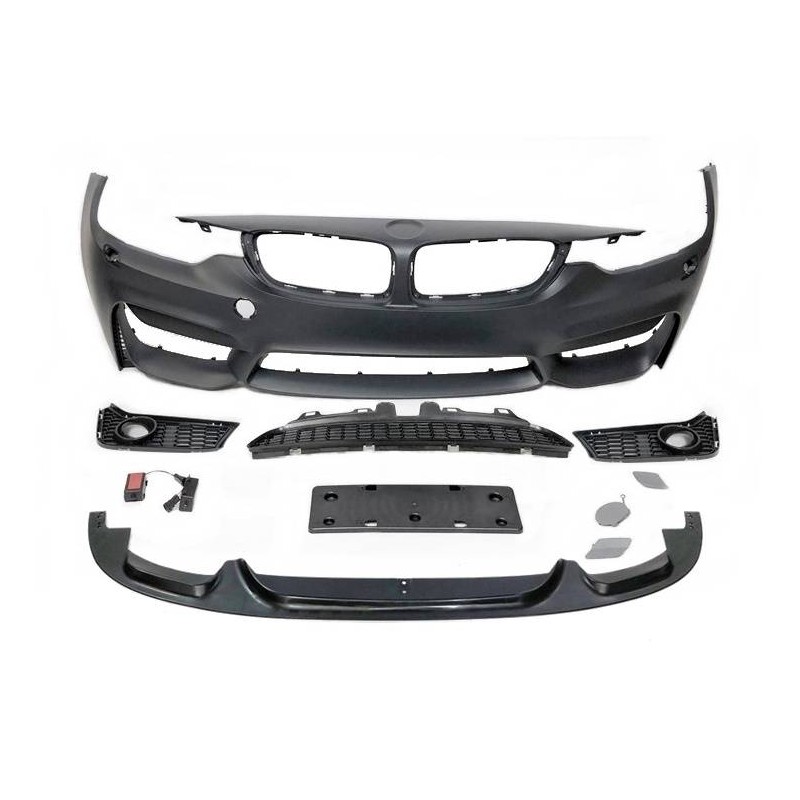 Paraurti Anteriore BMW F32 F33 F36 Look M4 III Lip spoiler