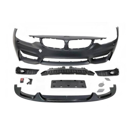 Paraurti Anteriore BMW F32 F33 F36 Look M4 III Lip spoiler
