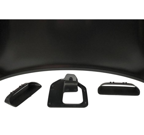 Capot Dodge Challenger 2015-2023 look SRT Hellcat 2019 Aluminium
