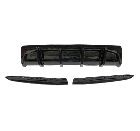 Rear Diffuser Volkswagen Arteon R MAX 2021 Glossy Black