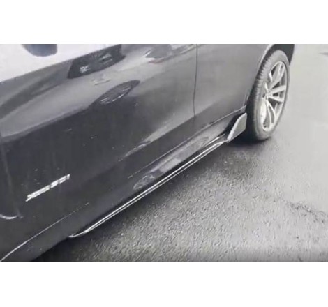 Side Skirts Diffuser BMW X5 F15 M-Performance Glossy Black