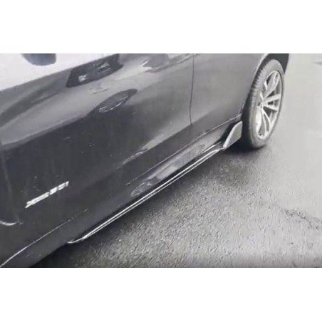 Side Skirts Diffuser BMW X5 F15 M-Performance Glossy Black