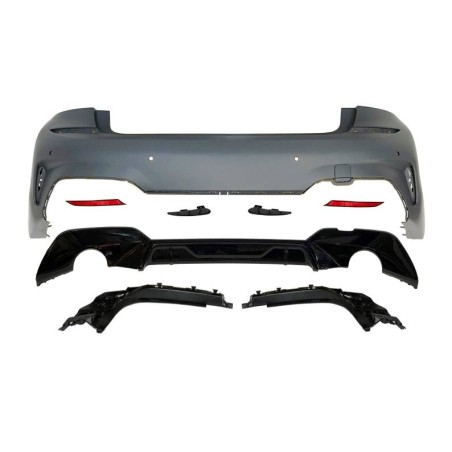 HECKSTOßSTANGE HECKSCHÜRZE BMW G20 Look MPerformance Glossy Black