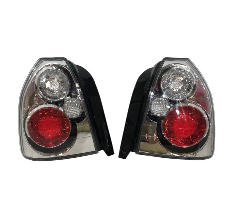 Set Of Rear Tail Lights Honda Civic 1996 3-Door Lexus Chromed