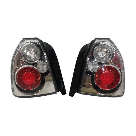 Set Of Rear Tail Lights Honda Civic 1996 3-Door Lexus Chromed