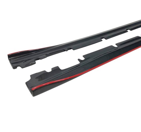 Side Skirts Diffuser Mercedes W117 CLA  Carbon