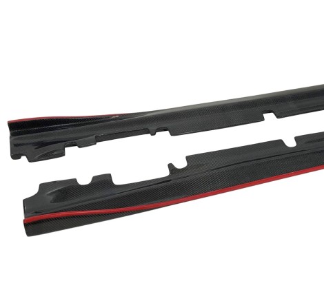 TRITTBRETTER SCHWELLER SEITENBRETTER DIFFUSER Mercedes W117 CLA  Carbon