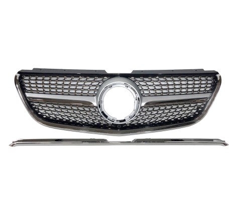 Front Grill Mercedes Vito W447 2022+ Look Diamond