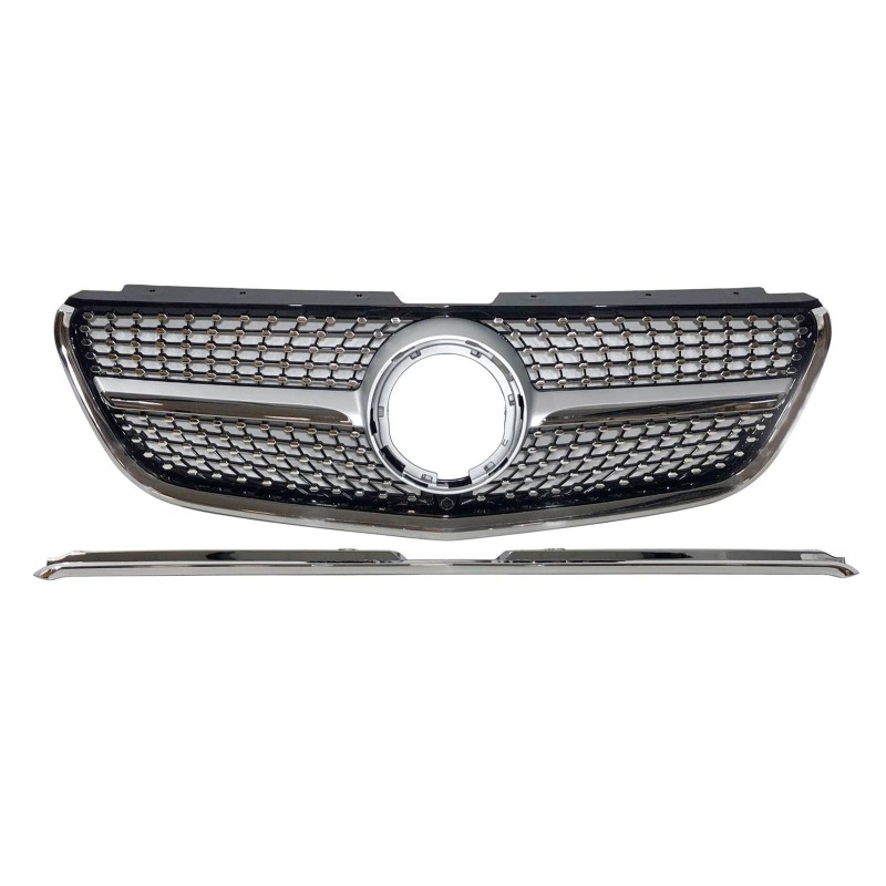 Parrilla Mercedes Vito W447 2022+ Look Diamond