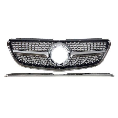 Parrilla Mercedes Vito W447 2022+ Look Diamond